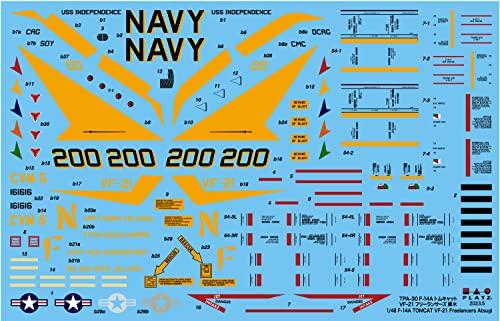 פלץ/איטאלרי קנה מידה 1/48 F-14A טומקט של הצי האמריקאי VF-21 פרילנסרים בסיס האוויר אטסוגי דגם פלסטיק TPA-30