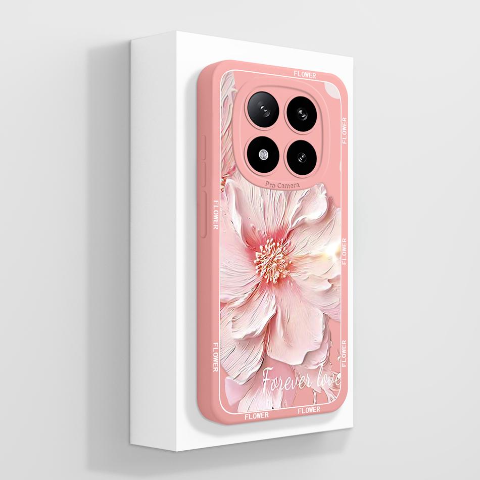 For Poco X7 Pro Case Creative Painting Soft Liquid Silicone High Quality Back Cover For Poco X 7 Pro X7Pro Full Cover Phone Case