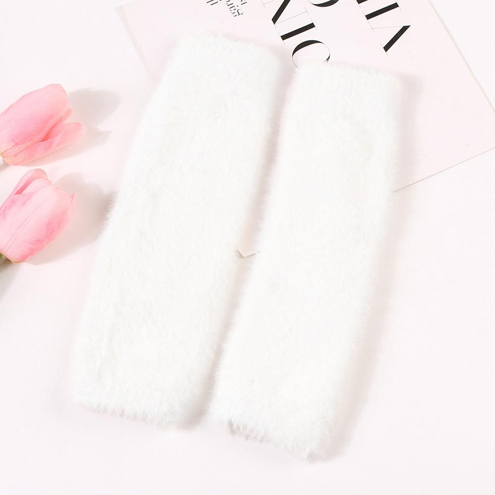 Soft Long Wrist Gloves Arm Warmers Knitted Fingerless Gloves Arm Warm Gloves  Girl Boys
