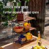 OEING Foldable Outdoor Camping Storage Rack