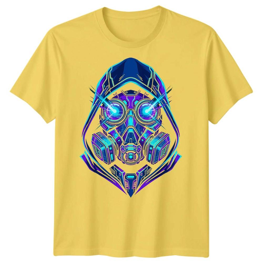 Gasmask Horror Unisexs T Shirt Toxic Mask Reaper Monster Air Graphic Tee
