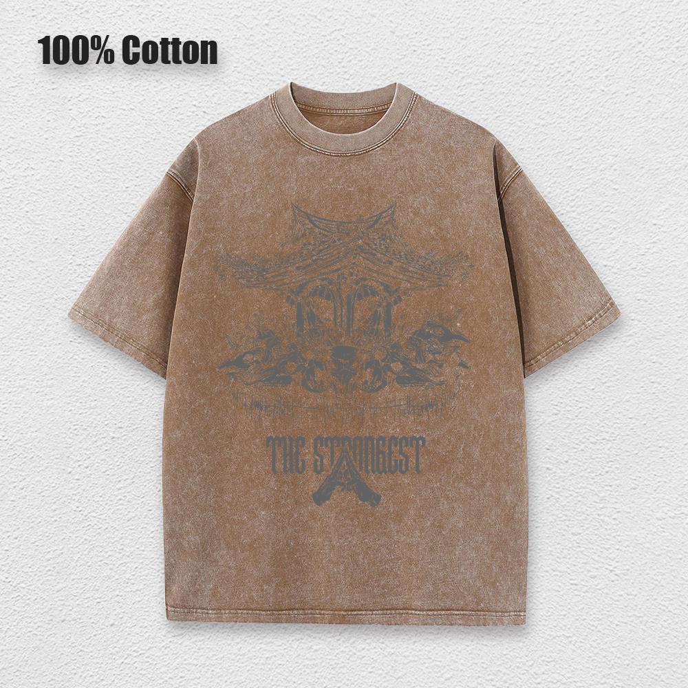 

Japan Anime Jujutsu Kaisen Ryomen Sukuna Graphic Tee Men Vintage Washed Tshirts Cotton Manga T Shirt Harajuku Male T-shirt S кавовий