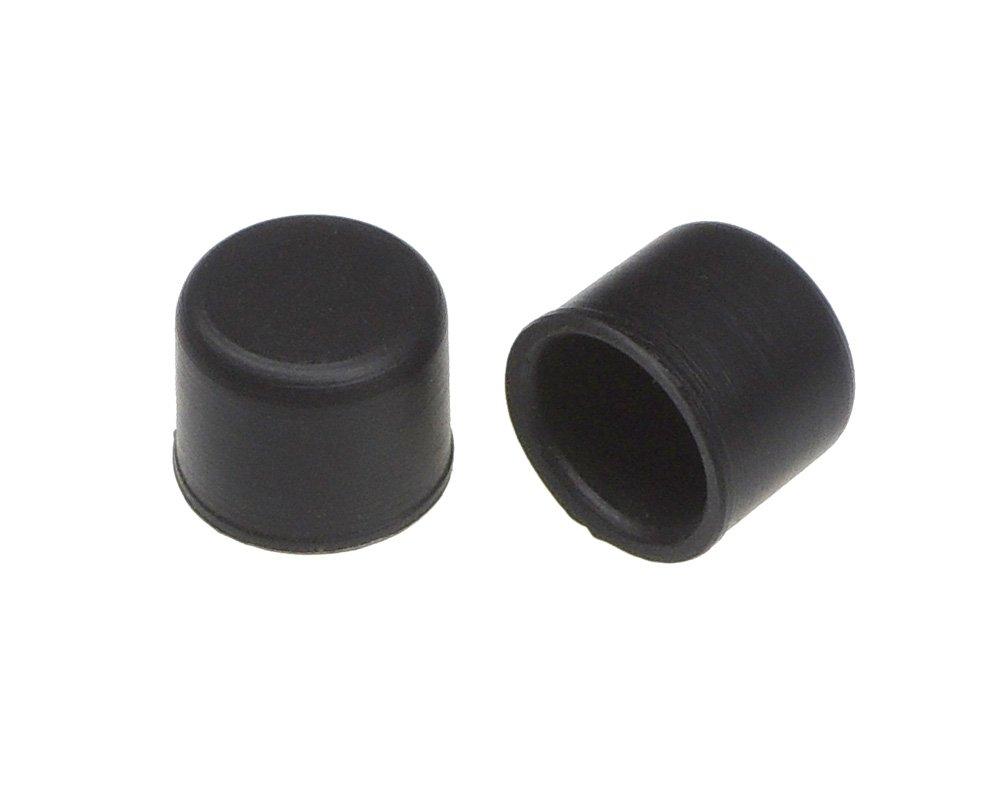 KAUMO RCA Jack RCA Silicone Material Covers, Caps, (20pcs, Black)