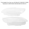 1 paire de couvercles de phares, lentille transparente gauche et droite, remplacement 63117182507/63117182508 pour BMW E92/E93