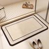 Yinshang Bathroom Diatomaceous Earth Bath Mat Soft Silicone Absorbent Non-Slip Door Mat Toilet Floor Mat Customizable