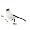 Vivid Wedding Supply Garden Ornament Simulation Parrot Bird Model Artificial Animal  Real Feathers