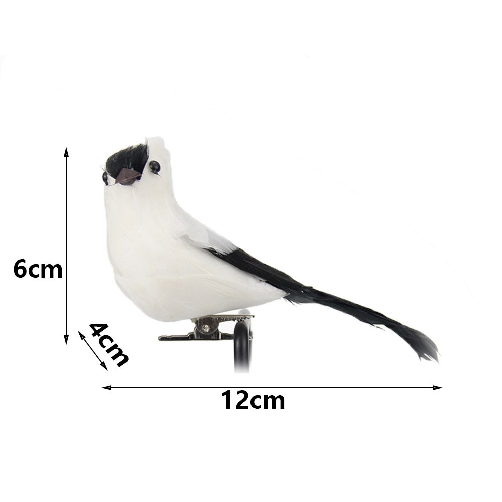 Vivid Wedding Supply Garden Ornament Simulation Parrot Bird Model Artificial Animal  Real Feathers