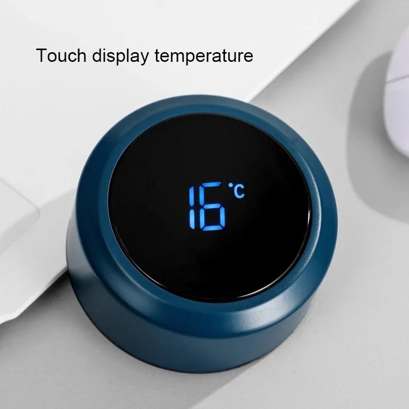 500ml Stainless Steel Smart Thermoses Water Bottle Leak Proof Double Walled Vacuum Flasks Keeps Hot & Cold Temperature Display
