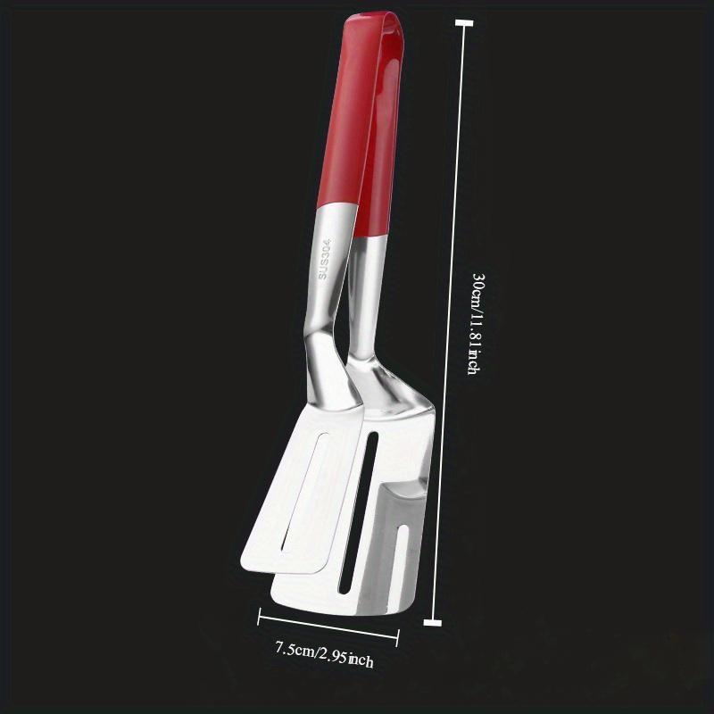 Velká nerezová lopata 304 se steakovou sponou a zesílenou grilovací špachtlí na vaření ryb