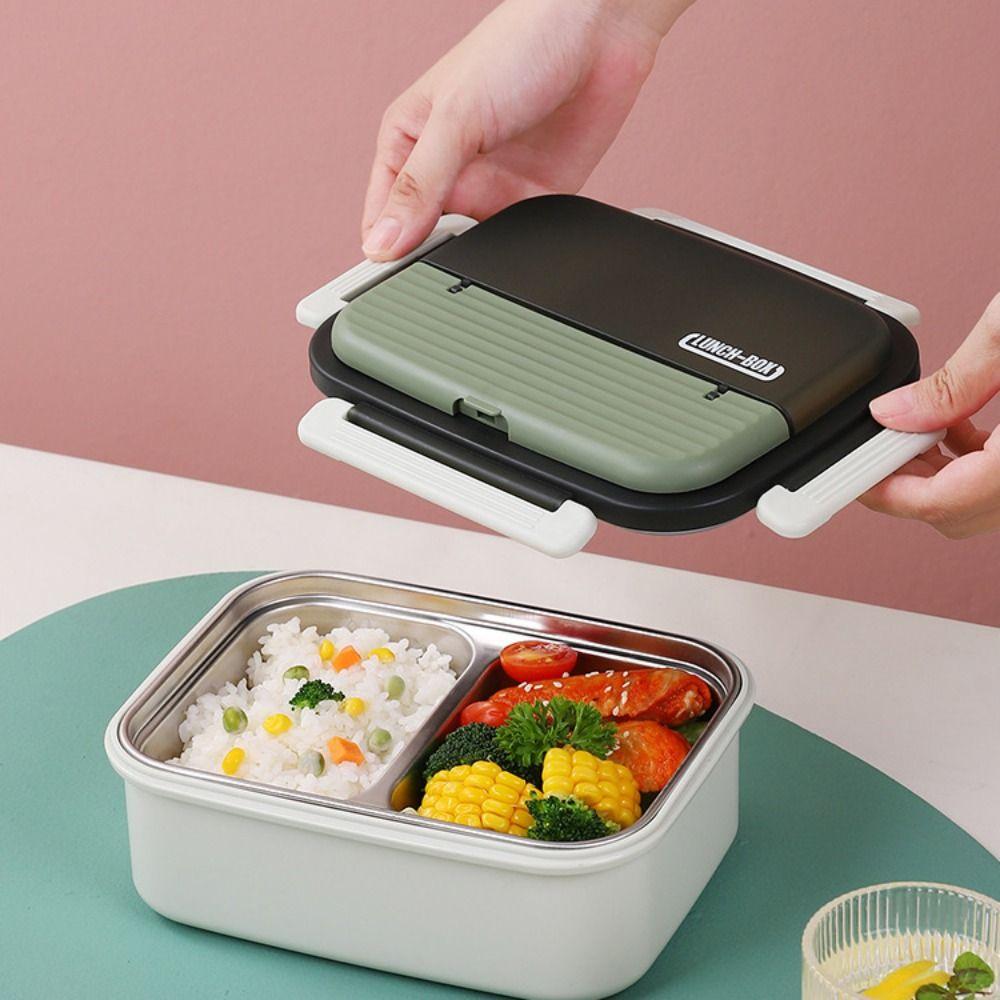Insulated Food Container Leak-Proof Food Storage Box Stainless Steel Lunch Box for Kids Students
