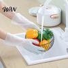 Reusable Gloves 1 Pair Household Cleaning Waterproof Anti-Slip Protective with Extended Cuffs Dishes Kitchen Anti-slip