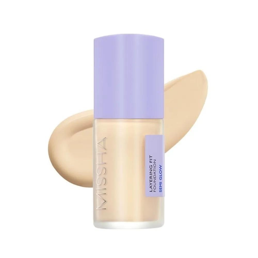 [MISSHA] Layering Fit Foundation Полу-сияющая 35 мл (нет. 21 Ваниль)