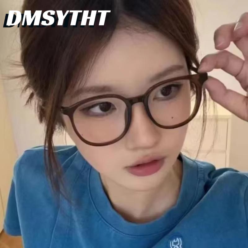 Retro Square Glasses Ultra-light Glasses Anti-blue Light Flat Glasses Female Fashion Exquisite Casual Glasses