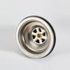 Sink Drain Strainer for Kitchen and Bathroom Made of Rust Resistant Stainless Steel with Double Layer Filtration