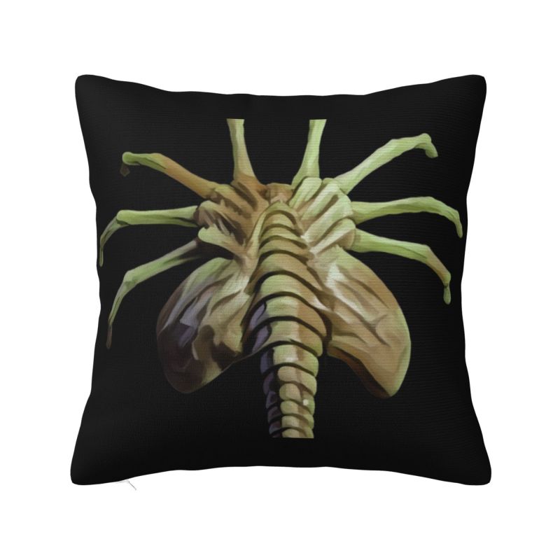 Facehugger Monster Cushion Cover xcm Horror Alien Velvet Cute Throw Pillow Case Decoration Salon 30x30cm 12x12in