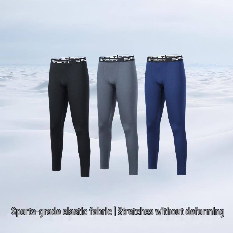 Girls' Velvet-Lined Warm Underwear Set - Seamless Long Sleeve and Pants for Autumn/Winter