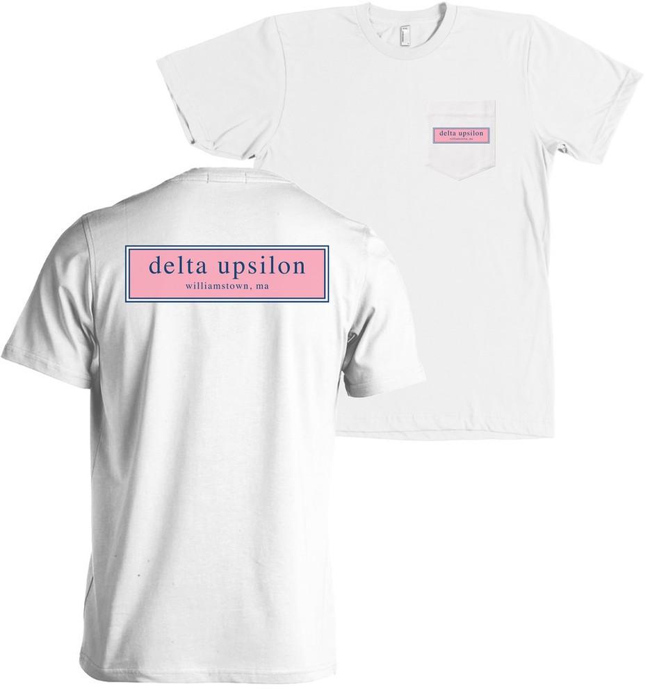 Delta Upsilon Fraternity Bella + Canvas POCKE - MORE COLORS Unisex T-Shirt XXL
