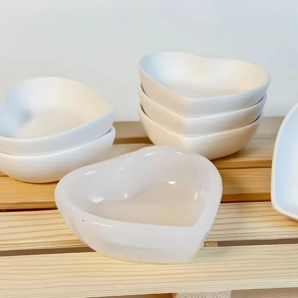 Small Silicone Craft Mold Heart-Shaped Resin Jewelry Mold Cute Storage Box Mold  Storage Containers