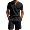 Men's 2 Pieces Linen Set Summer Beach Outfits Casual Short Sleeve Shirts And  Vacation Shorts