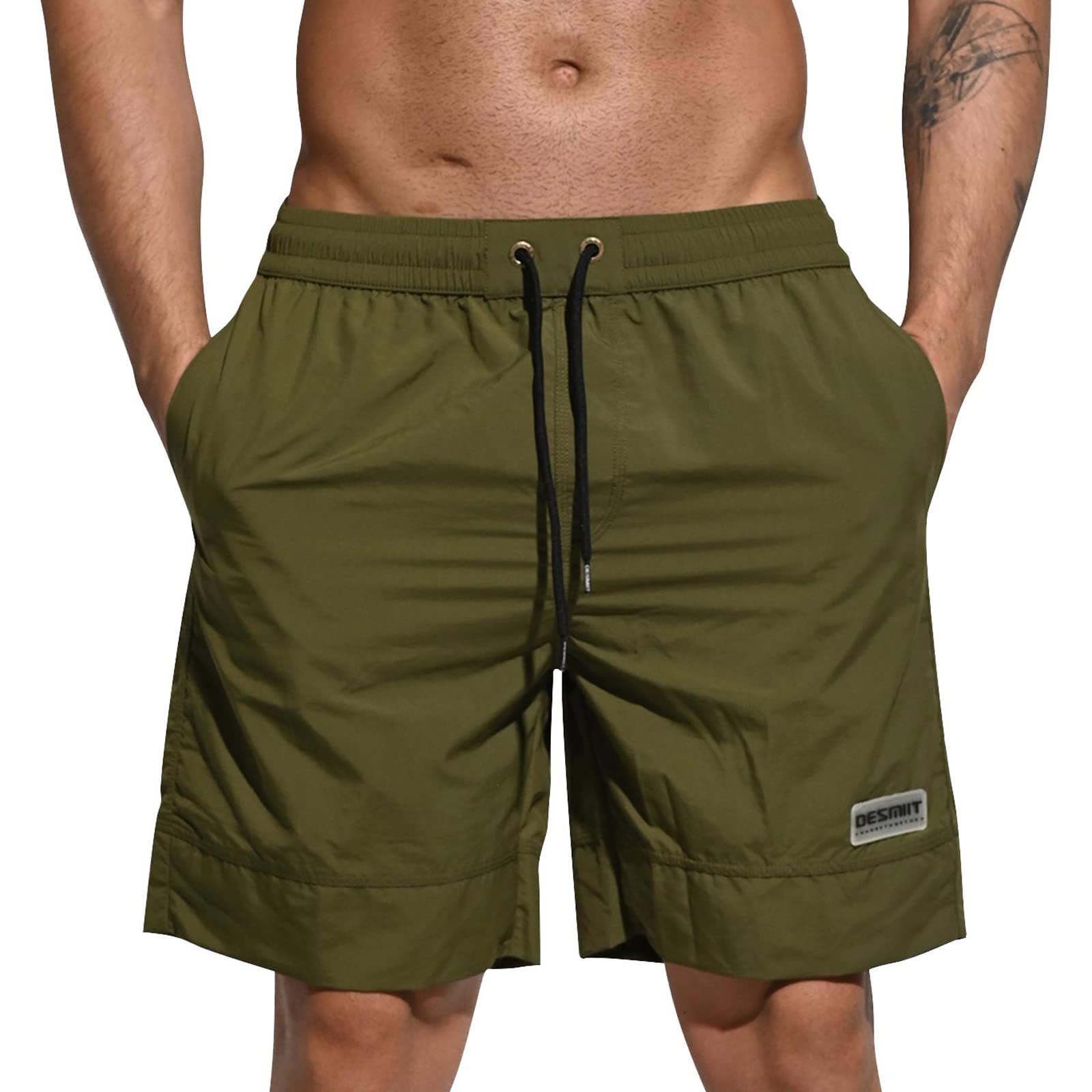 

Surf Sea Board Mesh Stylish [Hilarocky] Men s Swimwear, Pants, Pants, Shorts, Swimwear, Amphibious, Quick-Drying, Beach, Plain, Inner,