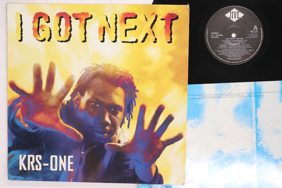 Виниловая пластинка KRSONE I Got Next HIP179 JIVE 1997 UK Rap HipHopRB Б/у