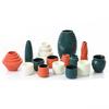 Nordic Style Colorful Plastic Vase for Fresh or Dried Flowers - New Year Ornament Craft Gift