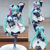 Popular Kawaii Girl Hatsune Miku Anime Figurine Fashion Subclture Miku Action Figurine Christmas Gift Pvc Collection Model Doll Toys