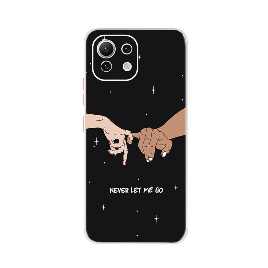 For Xiaomi Mi 11 Lite Case Cute Cartoon Cover For Xiaomi Mi 11 Lite 5G Phone Cases Mi11 Lite 11Lite Soft TPU Fundas Capa 6.55''