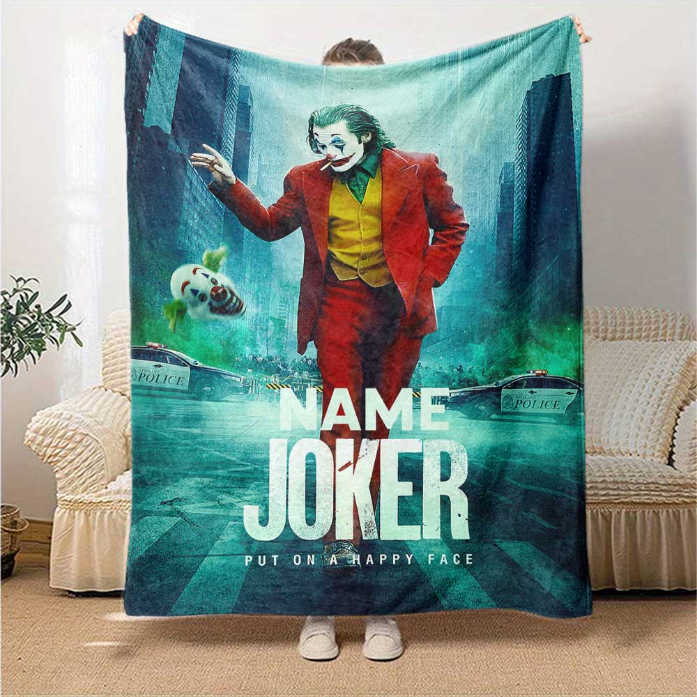 Warner (15) Personalized Name Blanket Throw Personalized Blanket Soft Warm Cozy Versatile for Office Living Room Bedding Chair Four Seasons Universal
