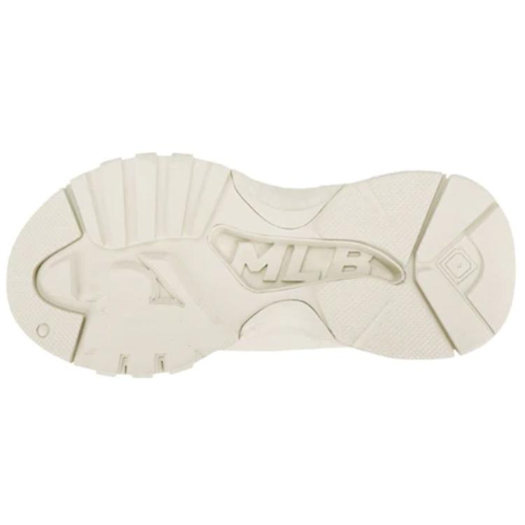 New MLB Big Ball Chunky New York Yankees Wear Resistant Lightweight Height Increasing Low Top Chunky Sneakers Unisex Beige 32SHCC011-50I