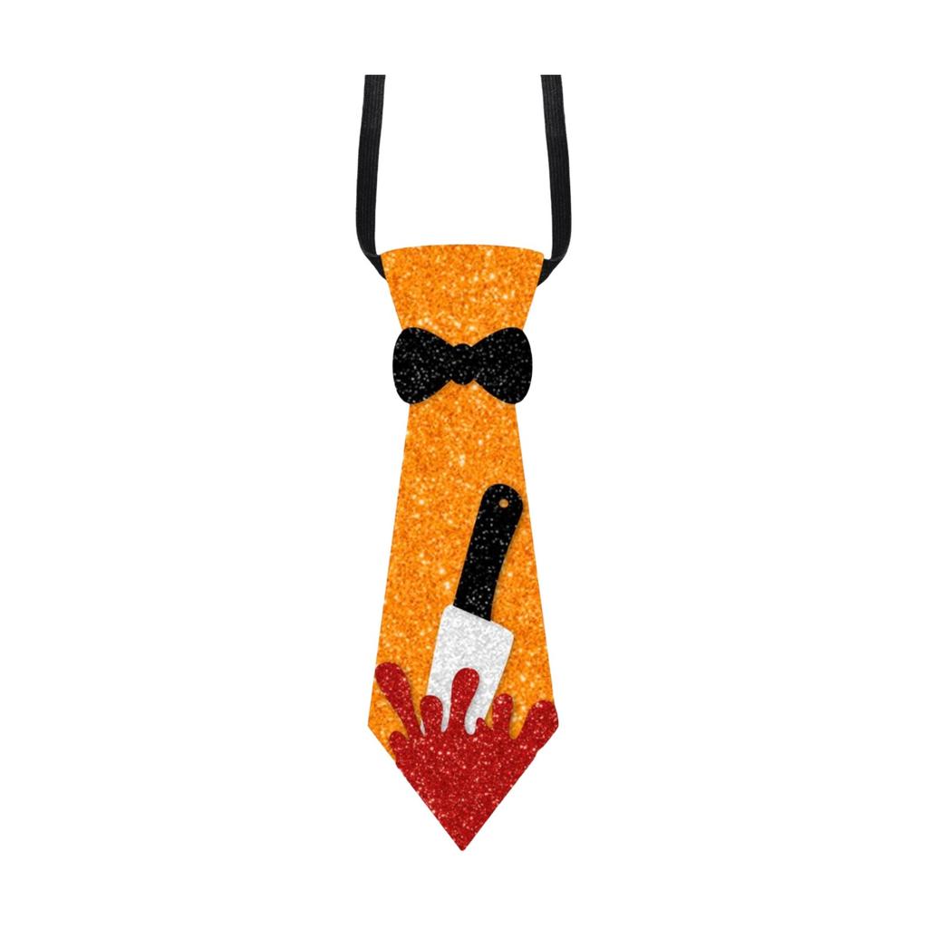 New Halloween Decoration Tie, Halloween Pumpkin Spider Party Decoration Tie, Photo Prop