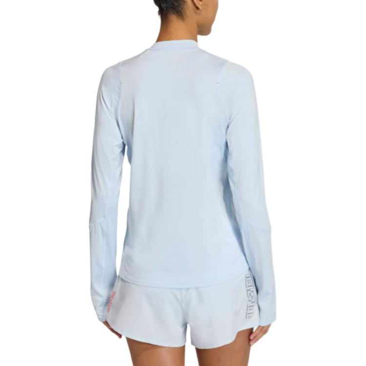 Adidas ADIZERO Long Sleeve Tee Crystal Blue Women's KB1514