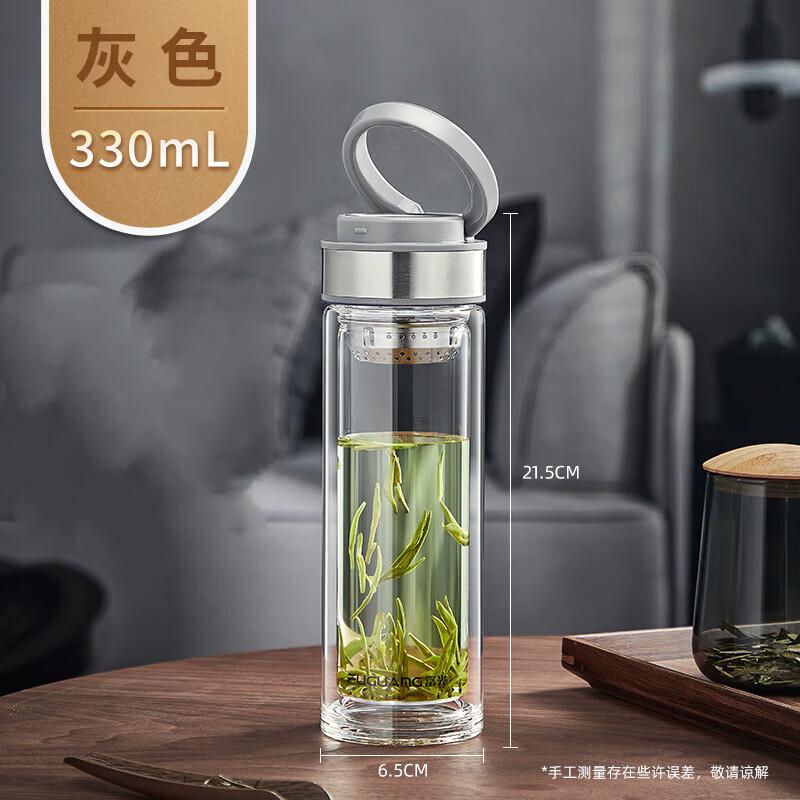 Fuguang Portable Borosilicate Glass Tea Bottle