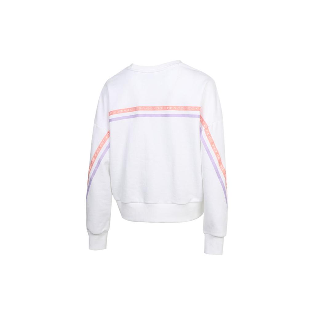 Puma Logo Casual Sports Crewneck Sweatshirt Women sweatshirt White 531078-02