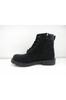 Men's Fashion Faux Leather Platform Heeled Booties Bootie Black Winter Boots Shoes