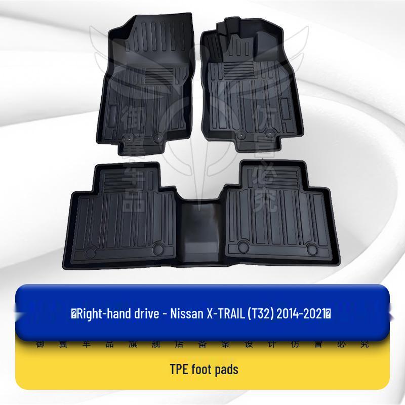 Nissan X-Trail TPE Floor Mats for Hong Kong Right-Hand Drive Models