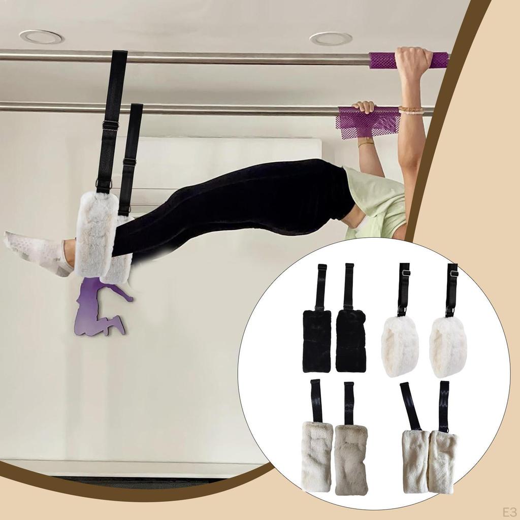 Pilates Straps, Training Accessories, Adjustable, Comfortable Plush Straps for Exercises, Suitable
