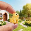 9 PEÇAS/CONJUNTO Artesanato em Resina Figura Miniatura Pequena Para Bonsai Micropaisagem Jardim de Fadas Decoração Cachorrinho Fofo Animal Decoração