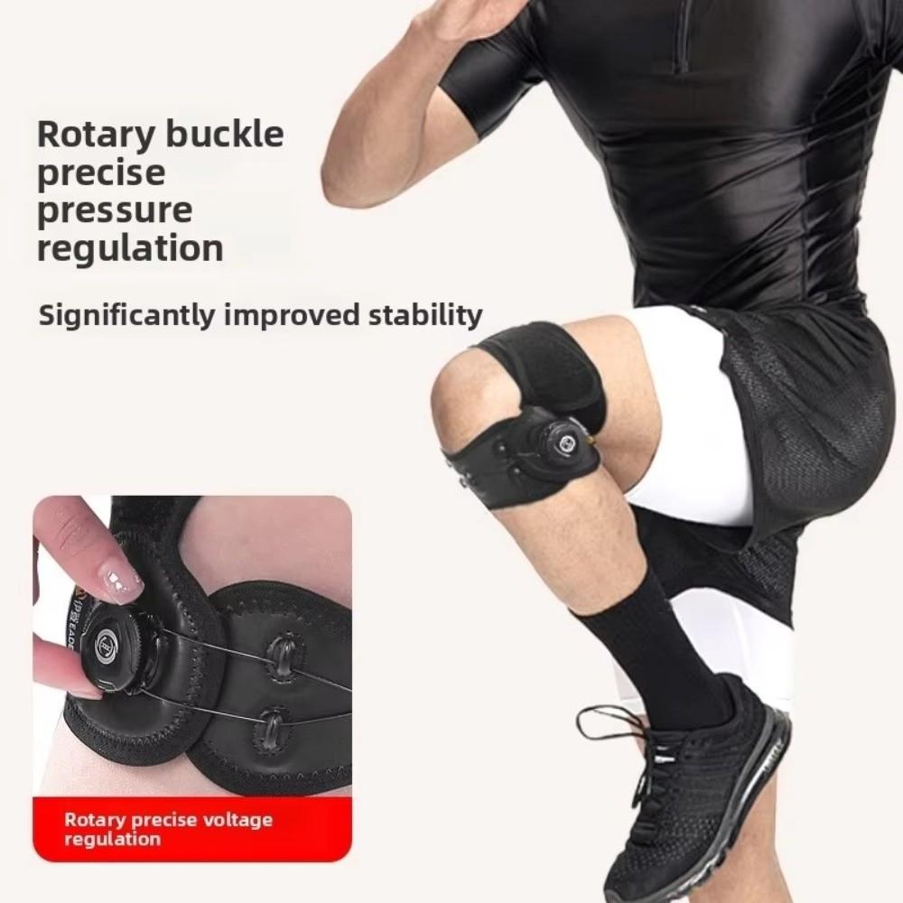 Adjustable Knob Patella Tendon Support Strap Soft Silicone Cushion Knee Pad Knee Brace Fitness