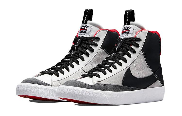 Nike Blazer Mid 77 SE GS Dance - White Black Red DH8640-100