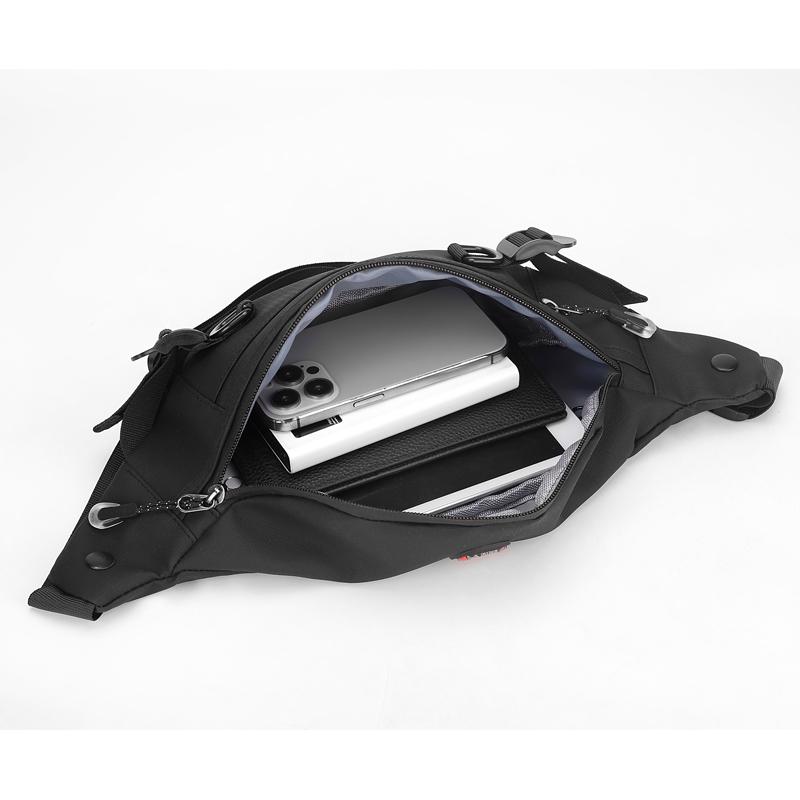 Men's Large Capacity Chest Bag Mobile Phone Bag Waist Bag Crossbody Bag