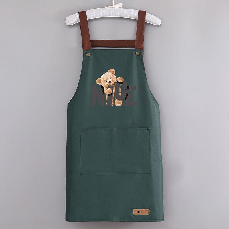 Șorț impermeabil pentru urs, șorț de bucătărie acasă, gătit, curățenie, șorț special pentru catering, haine de lucru anti-ulei