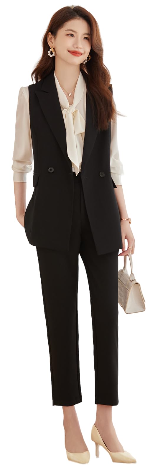 Ceremony Formal Office Recruitment Job Business [KOSIKINI] Women s Suit, Pantsuit, Jacket, Suit, Suit, Casual, Ladies  Set, Suit, Interview,