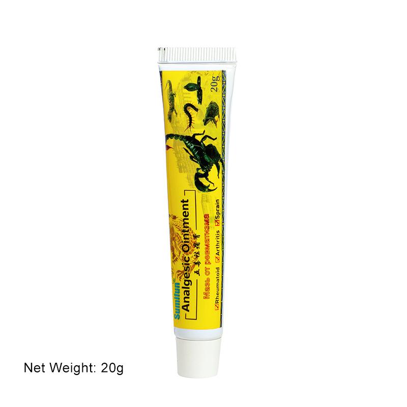 

Обезболивающая мазь Sumifun, обезболивающая мазь, травяной крем, пластырь для протирания суставов 20g