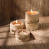 1pc/3pcs-Wooden Candle Holders, Candlelight Dinner Props, Wedding Anniversary Valentine's Day Decorations