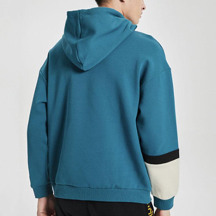 Li Ning X Disney Cartoon Print Pullover Hoodie Men hoodies Dragonfly-Green AWDQ841-2