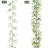 Colorful Design Easter Egg Wreath Green Vine Long Green Plant Wall Hanging  Wedding Atmosphere