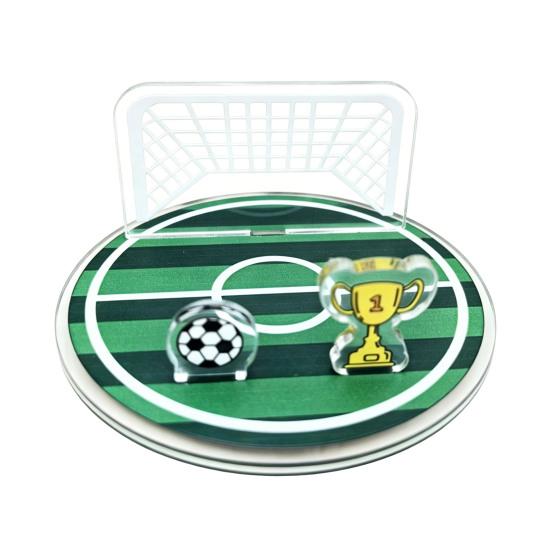 Football Phone Holder Acrylic Mobile Phone Stand Transparent Phone Support A