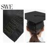 Commencement Outfit Bachelor Uniform Matte Graduation Gown Cap Tassel Set V-Neck Long Sleeve Robe And Ceremonies Photo Props Suit