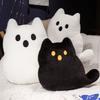 PP Cotton Ghost Cat Plush Toys Halloween Style Black Cat Plush Doll  Children Girl